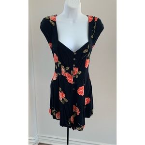 Floral Pattern Romper